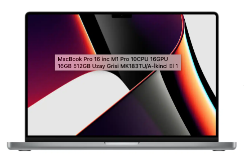 MacBook Pro 16” Teknik Servis – Hızlı ve Garantili Onarım